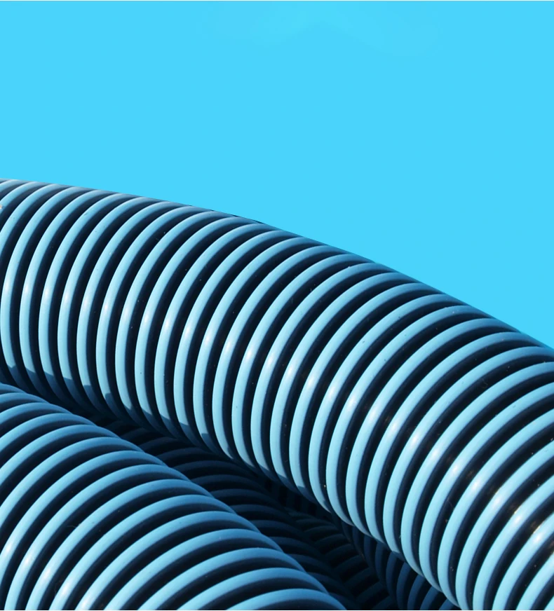 swimming accessories Sprial Wound PE In-Ground Swimming Pool Vacuum Hose with Standard Cuff