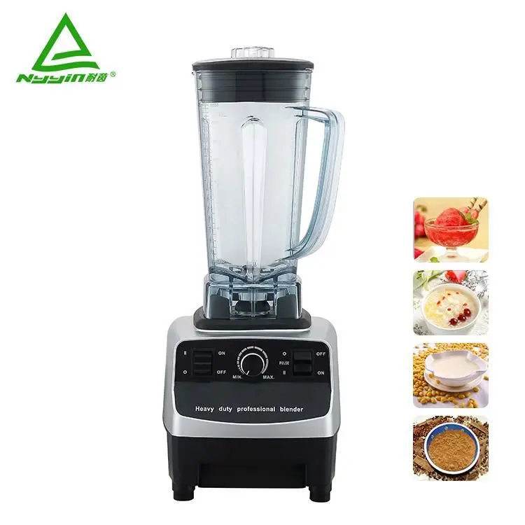 Gs Rohs Etl Coffee Orange Blender and Grinder Large Commercial Bar Blender Mixer Free Spare Parts Push Button Electric Plastic