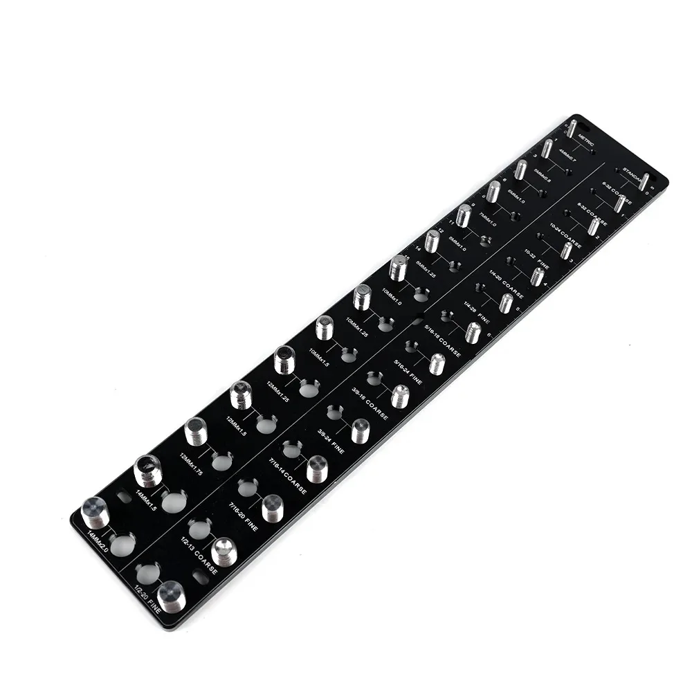 Hot Sale New Arrival Nut Bolt Thread Checker Screw Measure Gauge CNC Wire EDM Various Colors OEM Standard Ruler for Metric Bolt