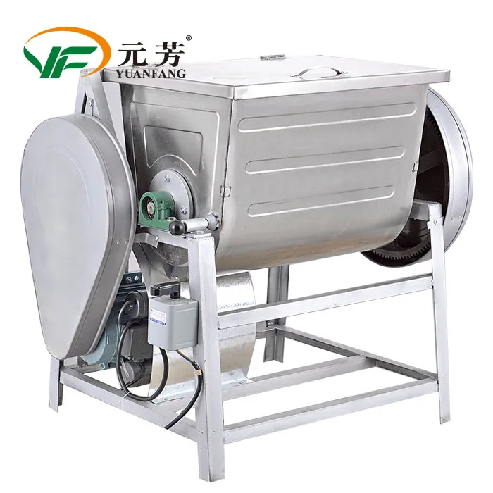 Automatic Flour Mixing Machine 25KG Stainless Steel Horizontal Dough Mixer For Pizza/Bread