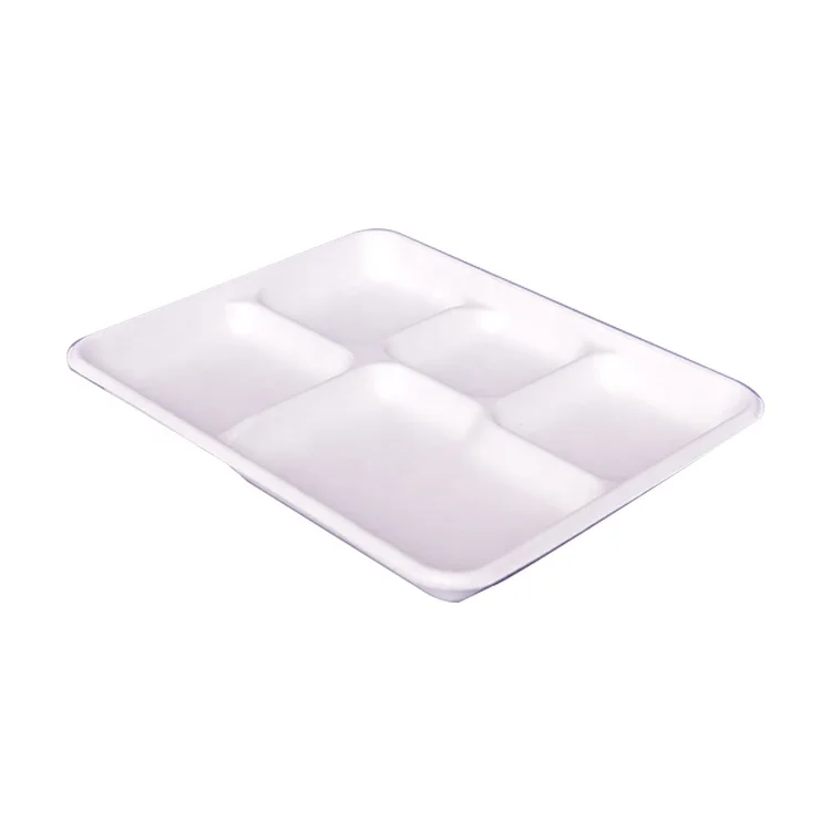 100 biodegradable compostable food disposable  paper tray