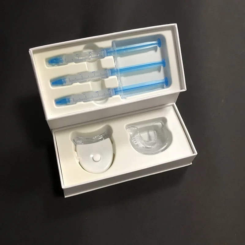 CE approved non peroxide private labels LED Cold Light home kit teeth whitening kit customized