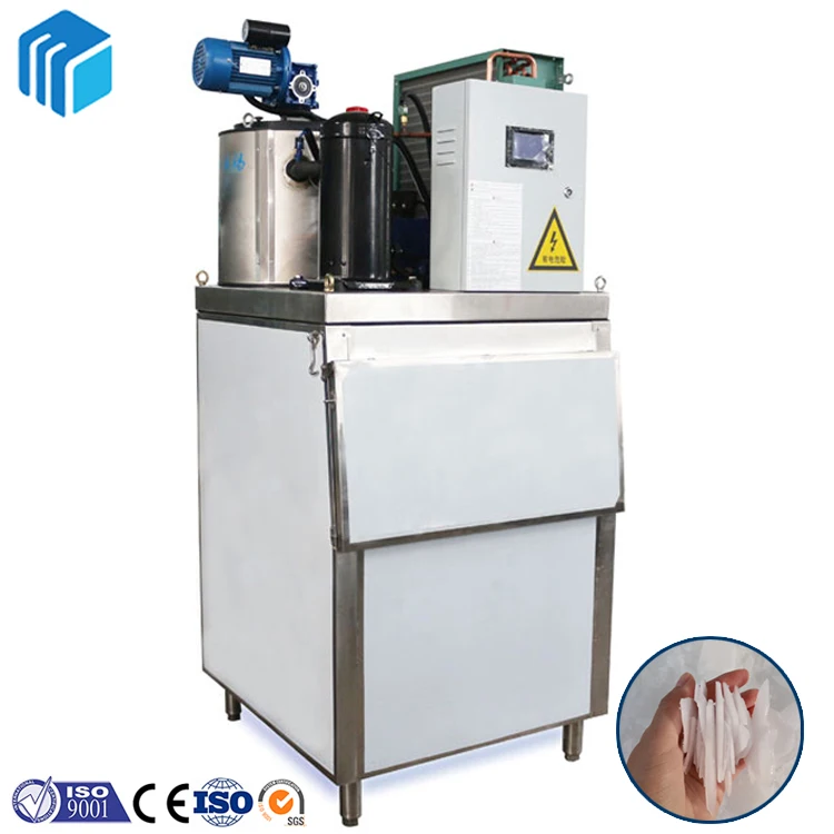 Hot Sale High Quality 300kg/24h Small Flake Ice Machine  Ice Machine In Flakes for Seafood/Preservation/Restaurant