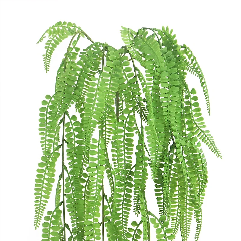 110cm long plastic hanging boston fern plant bush good for wall hanging decoration