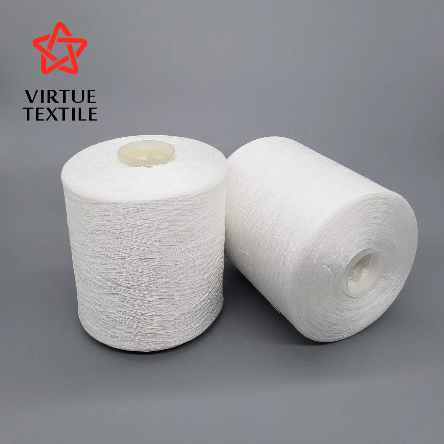 Швейная нить из 100% полиэстера 42/2 TFO twist RAW WHITE OEKO TEX