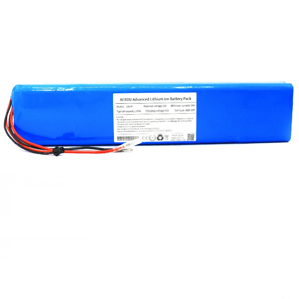 36v battery pack 10S4P 18650 battery 6ah lithium ion battery pack for ebike