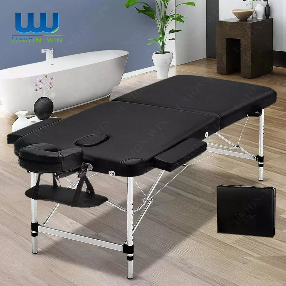 Прямая продажа от фабрики Union Win Дешевая Портативная Высококачественная массажная кровать амбулаторная для салона красоты складная ресниц