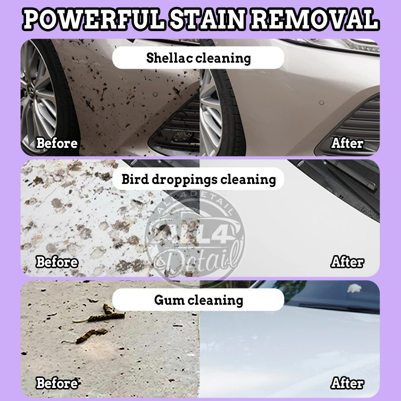 YT022 500ML Efficient Car Care Cleaning Products Shellac Cleaning Agent Insect Stain Remover