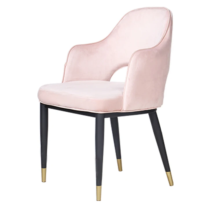 Dining Chair Chinoiserie Style Curve Upholstered Corner Table And Chairs Comfortable Hotel Classic Designer For Coffee Shops