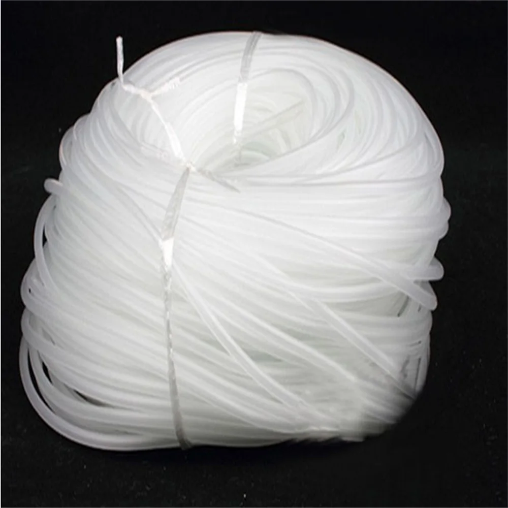 Aquarium 4*6mm Oxygen Pump silicon hose pipe Bubble Air silicone hoses for Air Bubble Stone Fish Tank Pond Pump