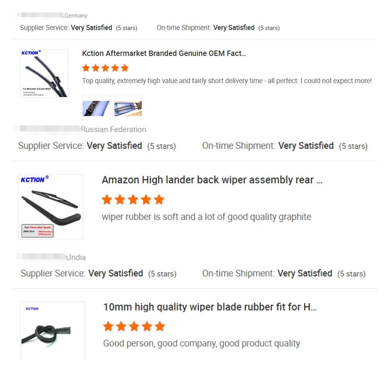 2024 Hot Sell Frameless Wiper Blade Multifunction Front Wiper Blade With 13 Adapters For Car Windscreen Wiper Blades