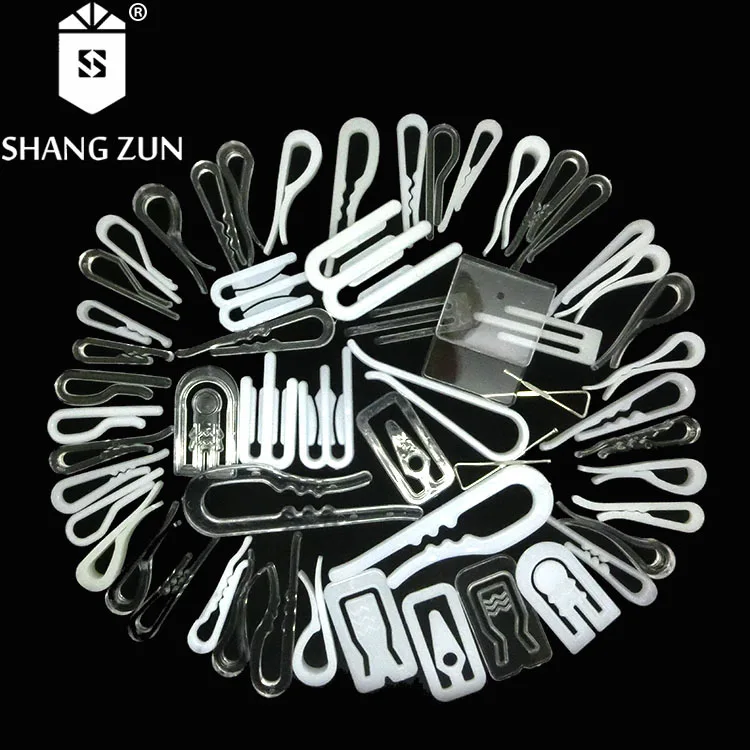 
Wholesale Eco-friendly PS clear plastic anti-skid anti-wrinkle shirt clips for garment 