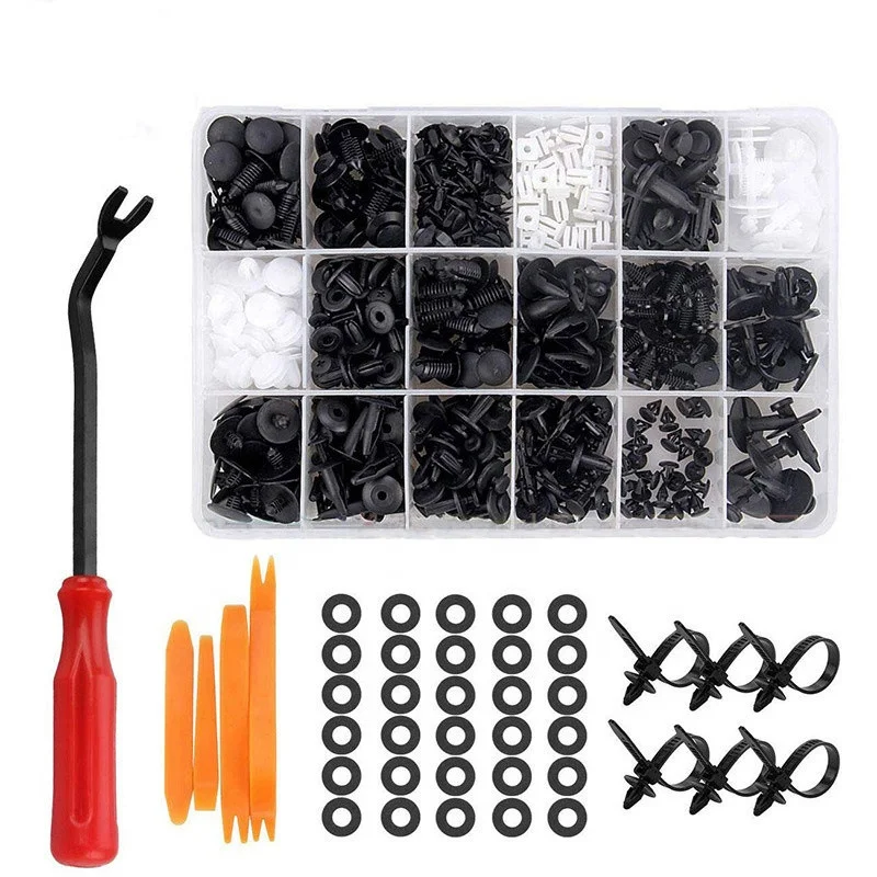415pcs Manufacturer Hot Sale Bumper Fastener Clips Kit for Car Parts