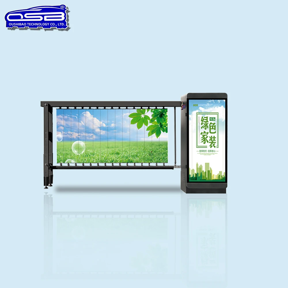 
Factory wholesale parking lot Toll collection system Fence block cars rod Easy assembly Advertising barrier 