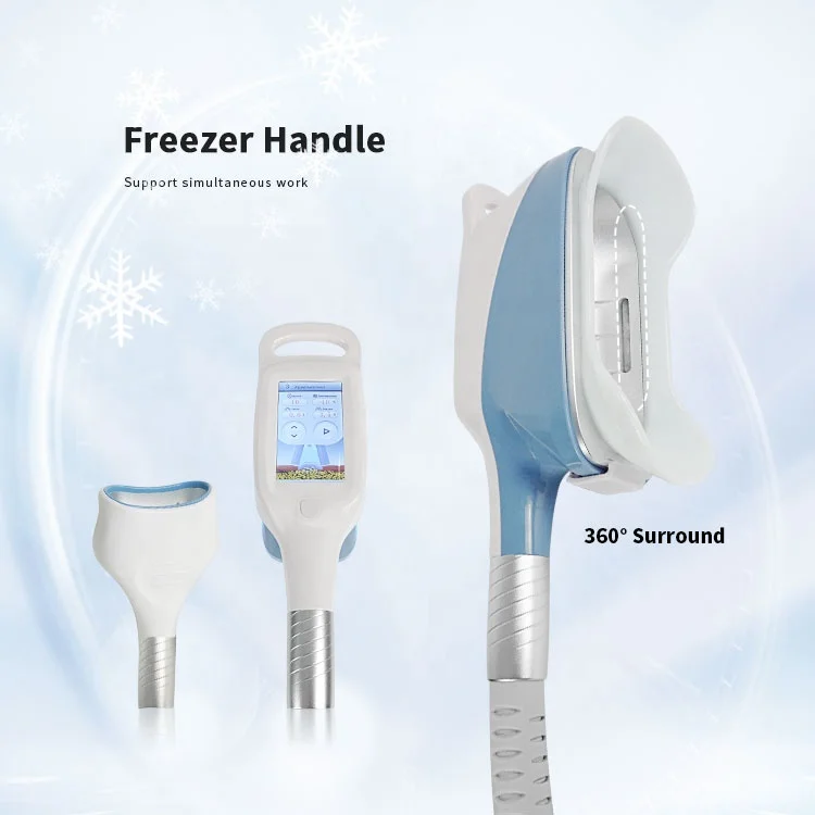Cool Tech Cryo Sculpting 5 Cryo Handles Fat Burning Freeze Cellulite Removal Cryolipolysys Slimming Machine 360 Weight Loss