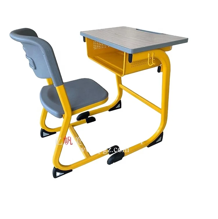 Ergonomic Design High Quality Newest Style School Furniture Classroom Study Furniture Students Writing Table and Chair