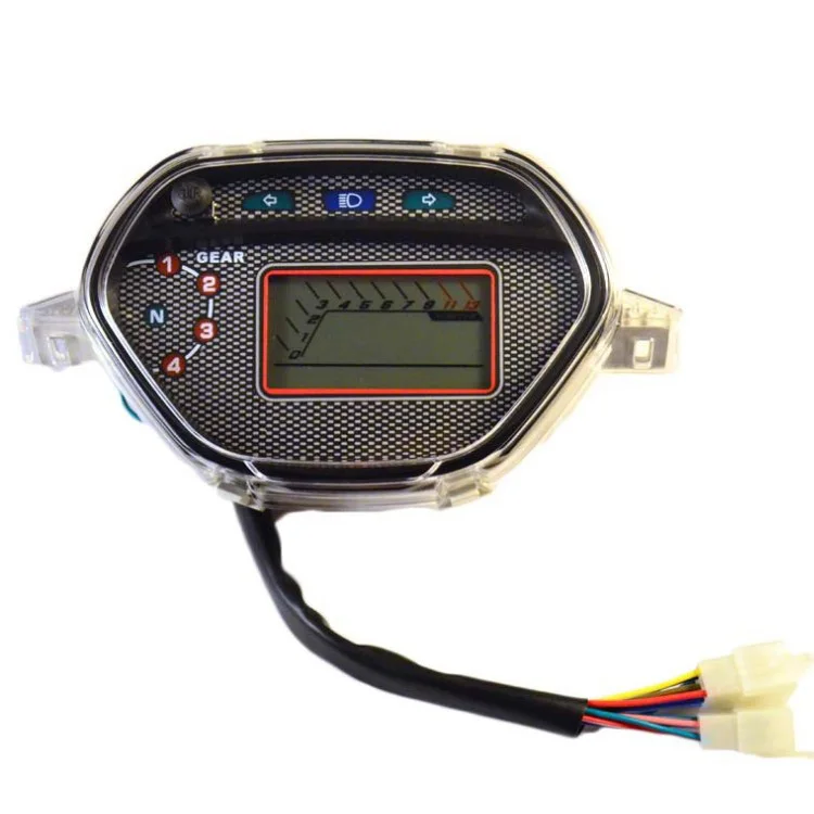 wave 100 motorcycle parts custom lcd display speedometer