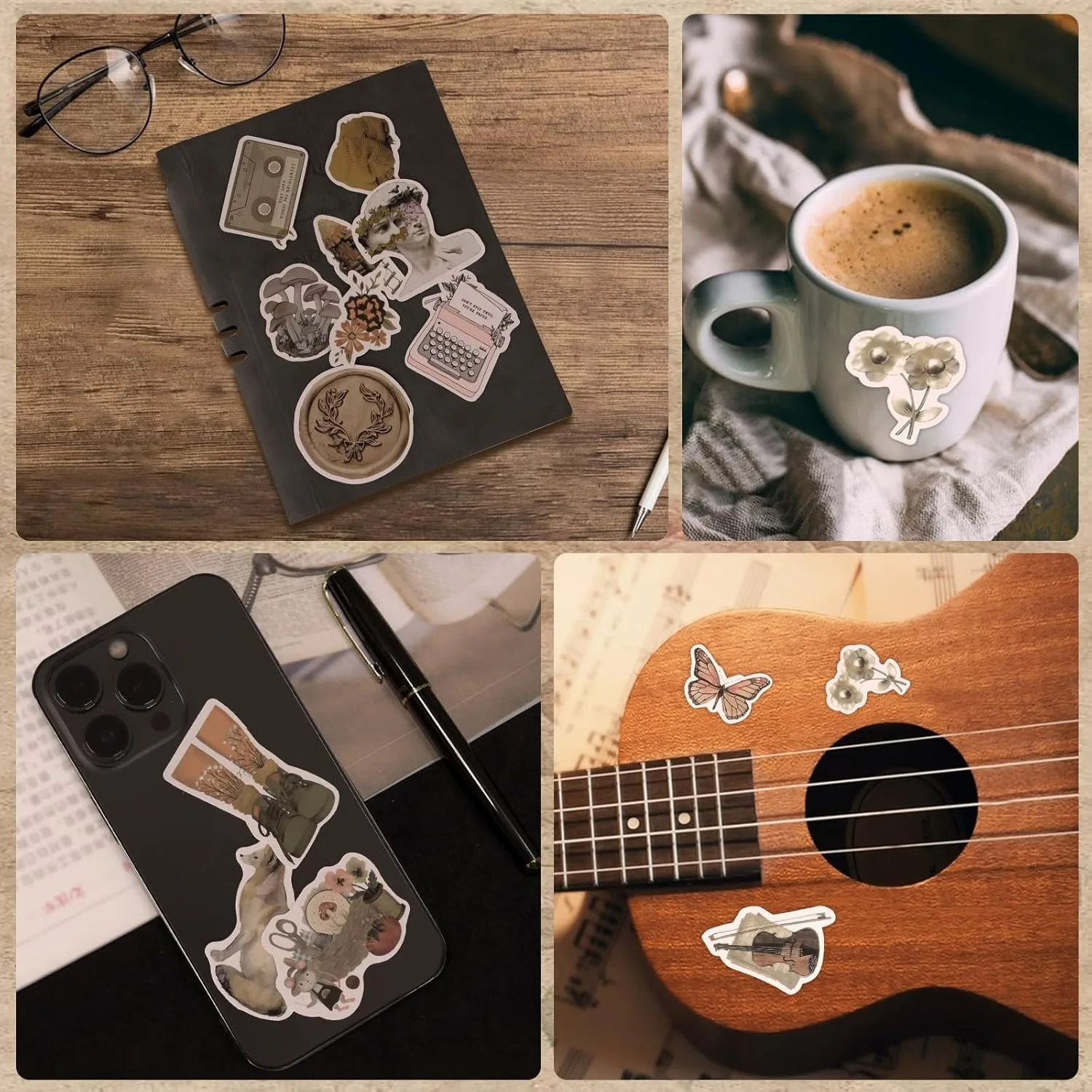 Custom Wholesale Self-Adhesive Stickers Synthetic Paper Label Stickers For decoration