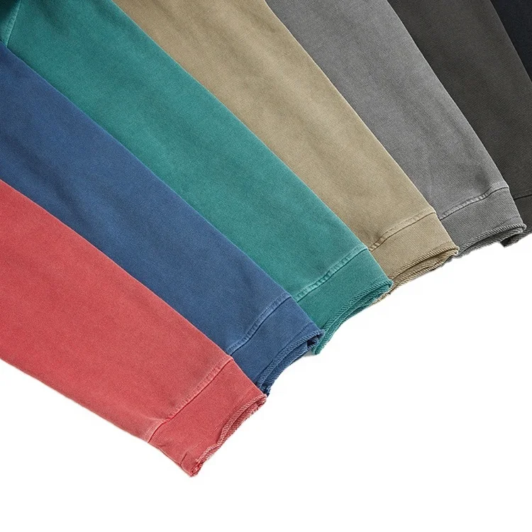 Hot sale factory made solid color french terry mens hoodie oversize acid wash hoodie with hoody