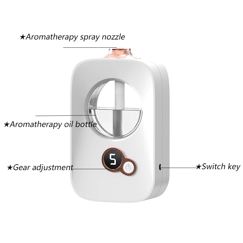 Automatic perfume machine Simple Essential oil supplement liquid Indoor toilet intelligent digital display pet deodorization