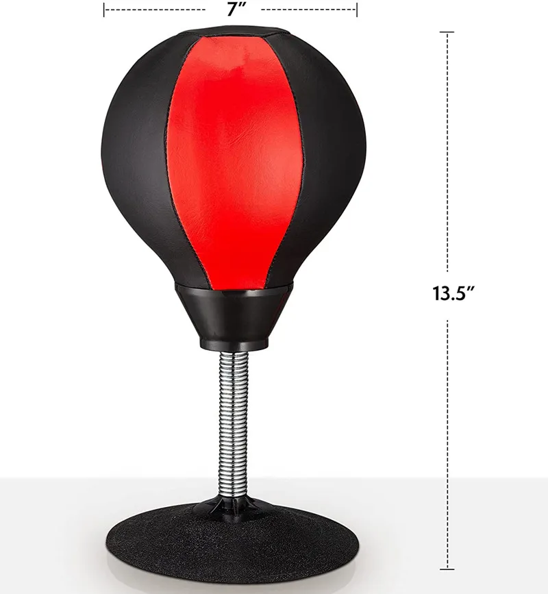 Stress Buster Desktop Punching Bag Heavy Duty Stress Relief Ball Table Punching Ball with Stand