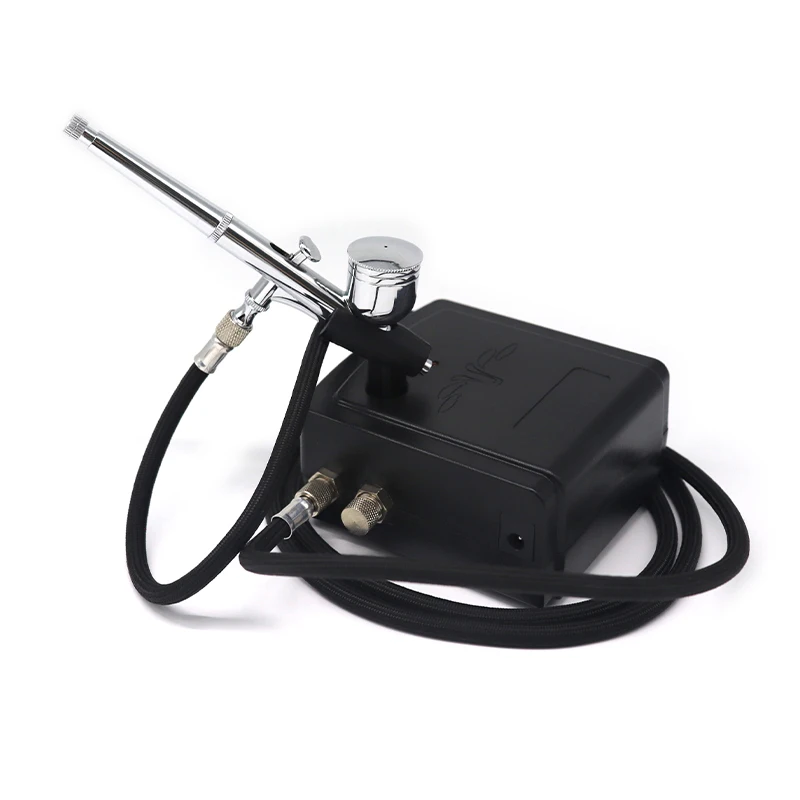 Portable Airbrush compressor tattoo/airbrush kit portable TC-100K for makeup,painting body cake decorating aerograf kit