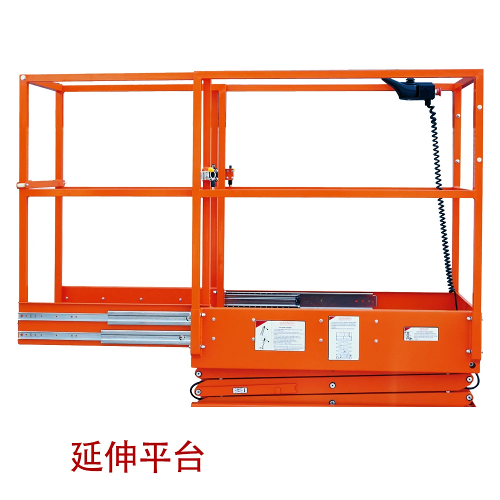 hydraulic fork lifter mini electric scissor lift platform portable lifter