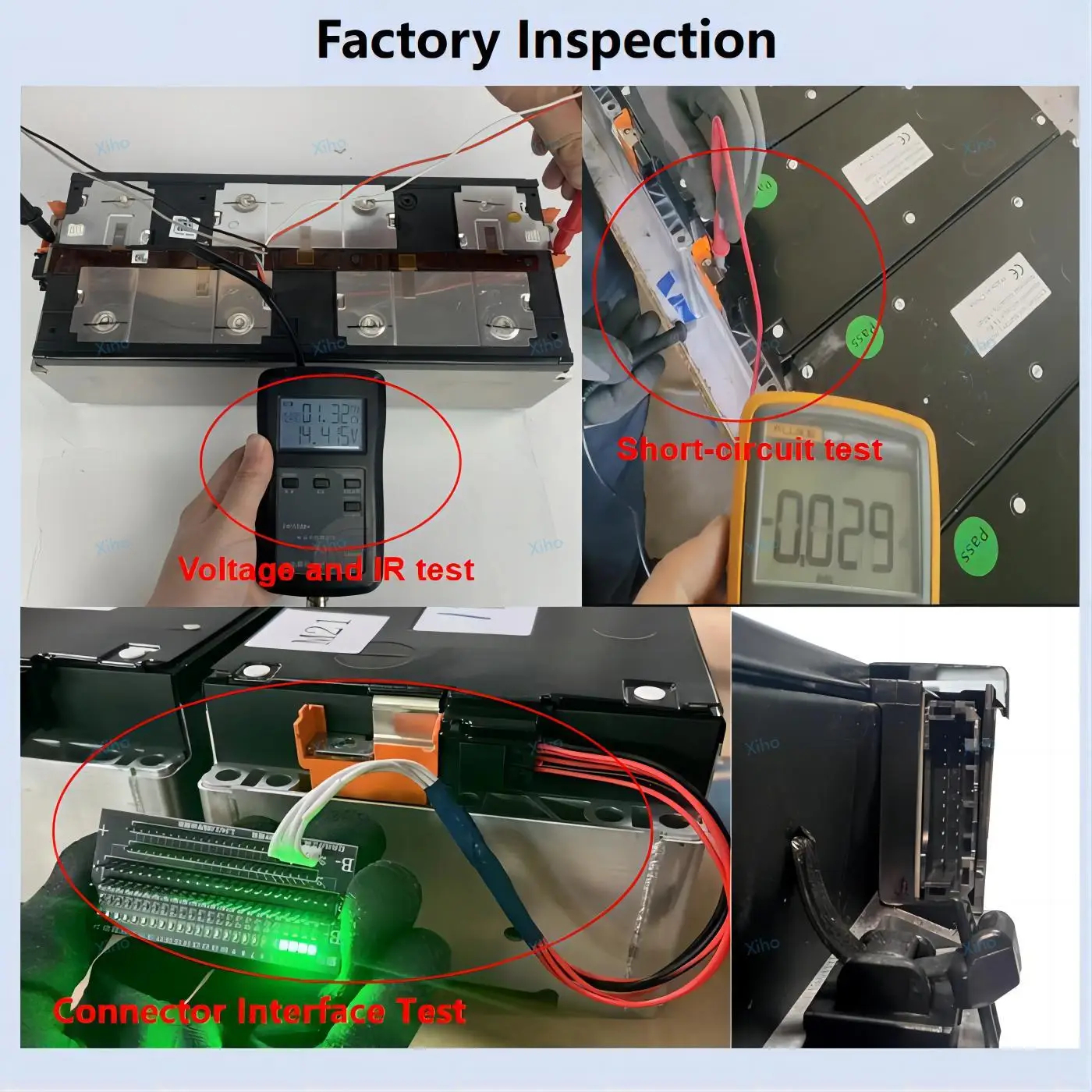 Xiho Catl 51Ah 92Ah 114Ah 153Ah 174Ah 180Ah 14.8V 22.2V 44.4V 4S1P 6S1P 12S1P VDA355 NMC Lithium Battery Module Ncm 811 Leaf EV