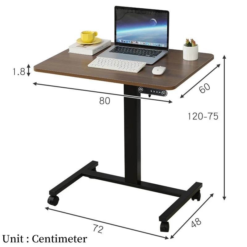 Laptop Table Electric Lifting Standing Desk Height Adjustable Learning Desk Bedside Lazy Table Lifting Desk