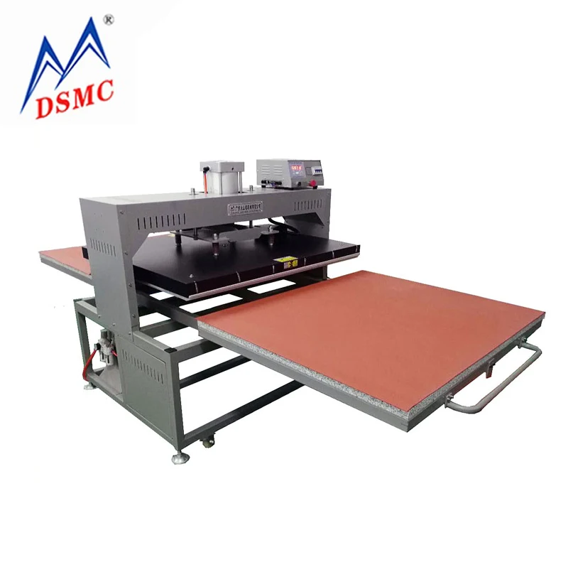 Pneumatic and Hydraulic heat press machine Large Format 80x100 sublimation transfer printing machine