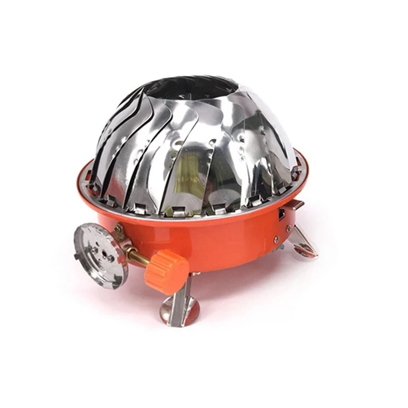 Small Portable Windproof Camping Stove Gas stainless steel Outdoor Stove Burner