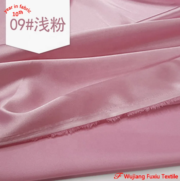 wholesaler cheap more than 50 colors stock under $1/y 100% polyester satin fabric rolls