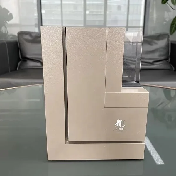 Популярные китайские стандартные алюминиевые створки с двойным остеклением окна