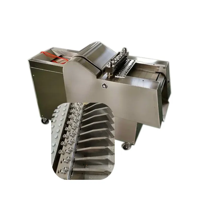 Factory  sales	fish head cutting machine	meat mincer cutter slicer ham	cut steak chicken cuber automatic dice meat dicer machine