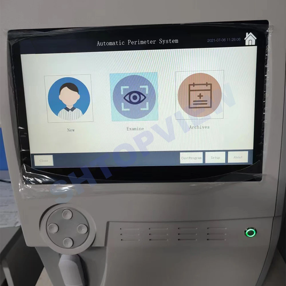 China BIO-1100 Automated Perimetry Test Machine Ophthalmic Auto Perimeter Humphrey Visual Field Analyzer LED projection perimete