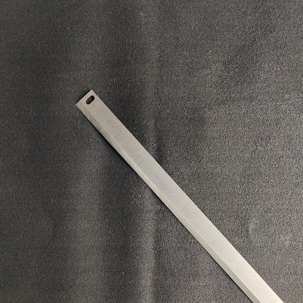 Custom Durable HSS Long Straight Cutting Blade Textile Cutting Knife Industrial Blade for T-Shirt Bag Making Machine