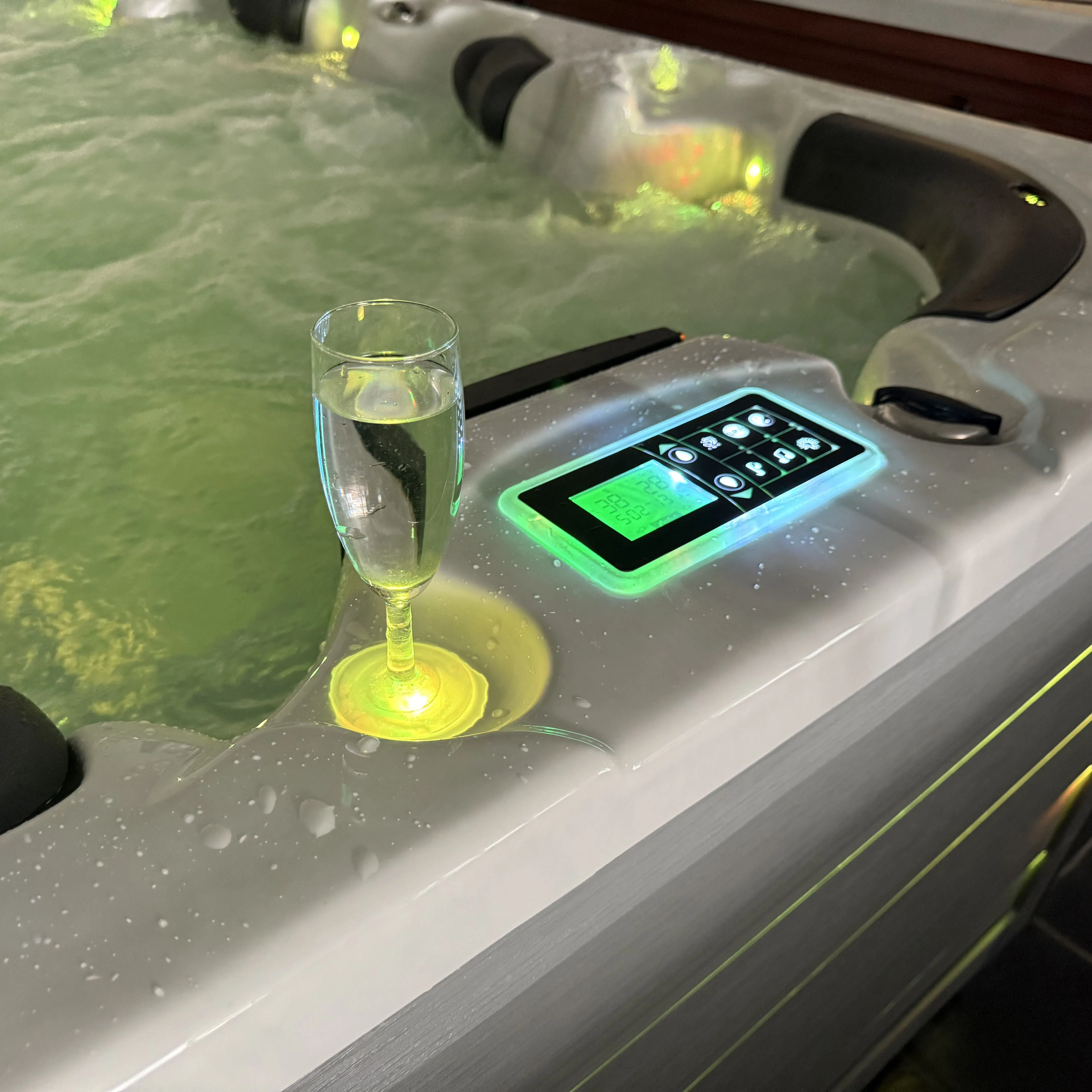 Deluxe 8 Person Whirlpool Bathtub Balboa Massage Hot Tub Swim Spa Outdoor For Villa Backyard