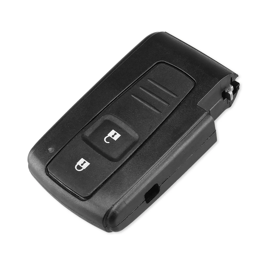 KEYYOU 2 Buttons Smart Remote Key Shell Case For Toyota Prius Fob Auto Car Key Shell Keyless Entry Case Without Key Blade