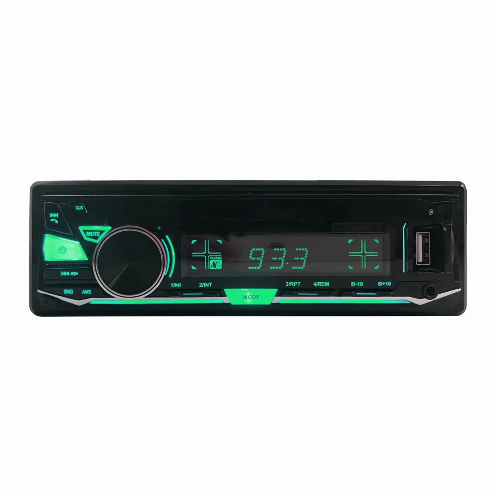  Универсальная съемная панель 1din 12 В автомобильный радиоприемник fm mp3-радиоприемник с