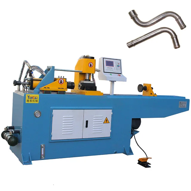 YT60 double station automatic pipe tube end forming machine pipe reducer machine