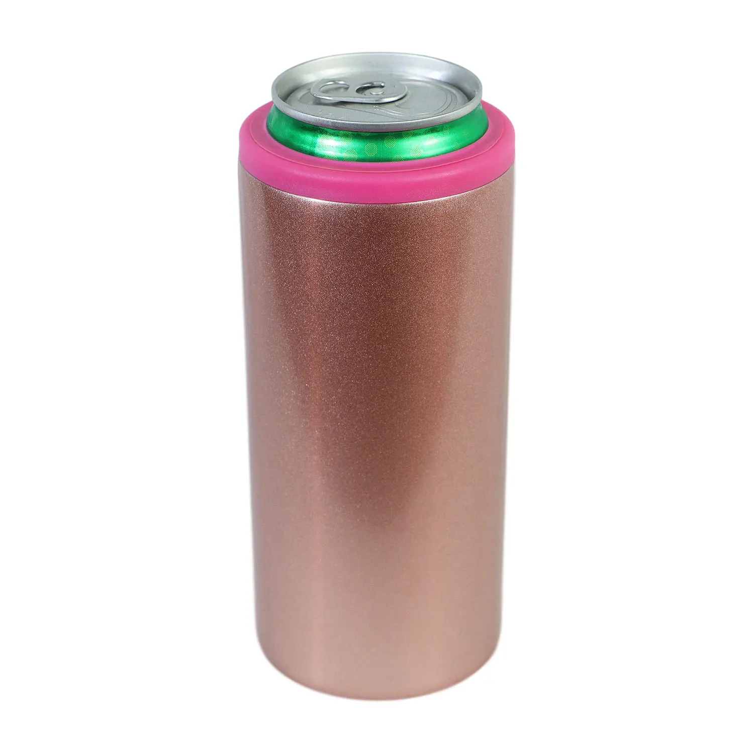 
Hot Selling 12oz Dishwasher Safe Tall Skinny Insulated Can Cooler Triple Insulated Vacuum Insulated Stainless Steel Slim Can Co 
