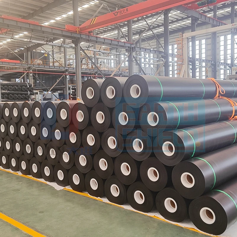 Customized high quality 1.5mm hdpe geomembrane self-adhesive waterproofing  geomembranes hdpe for mining