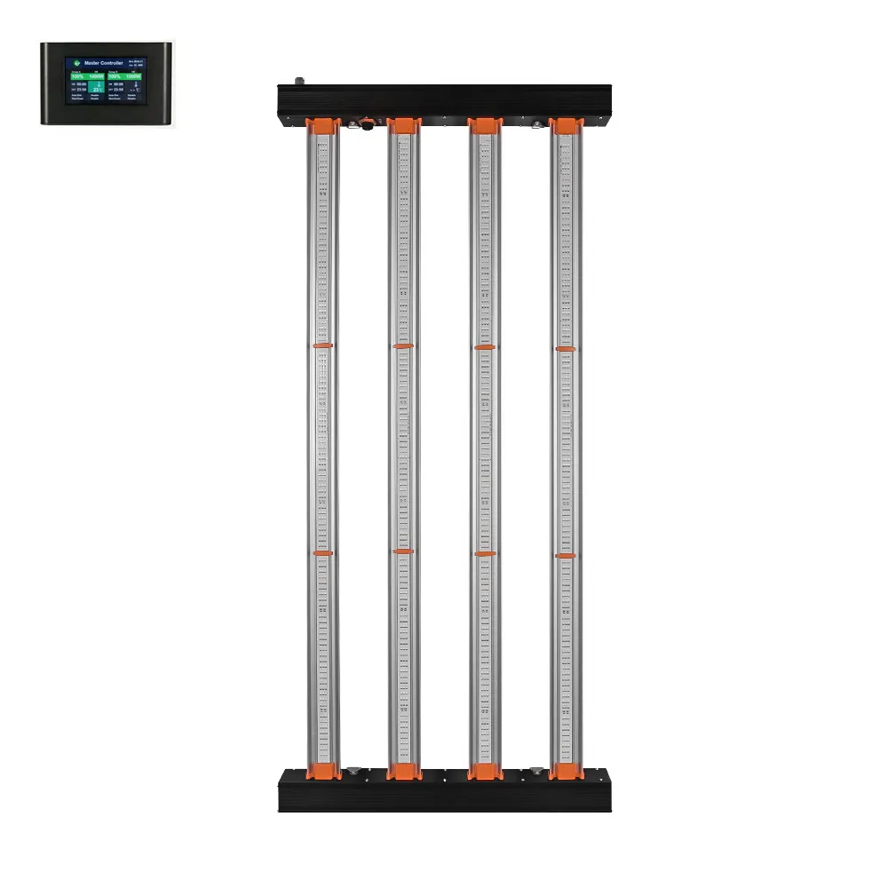 Samsung Lm301B 281b 400W Foldable COB LED Grow Light Full Spectrum 4 Bars for Indoor Plants 4ft & 5ft