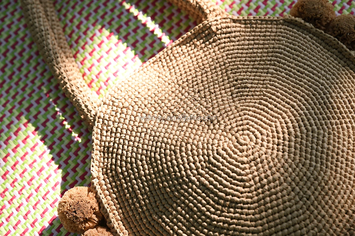 
Raffia DIY crochet knitting yarn natural plant fiber 