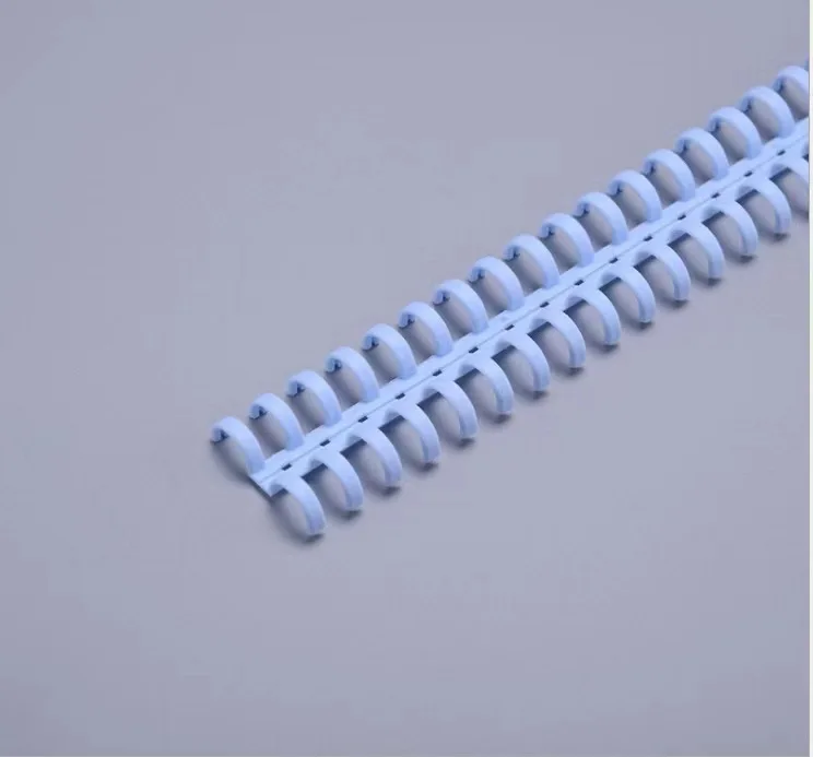 Plastic Snap Binding Ring Strips for Loose Leaf Book Folder