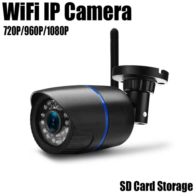 WiFi HD 1080P Security Camera Wireless Outdoor Waterproof Array Infrared Night Vision Bullet CCTV Analog Surveillance Cam