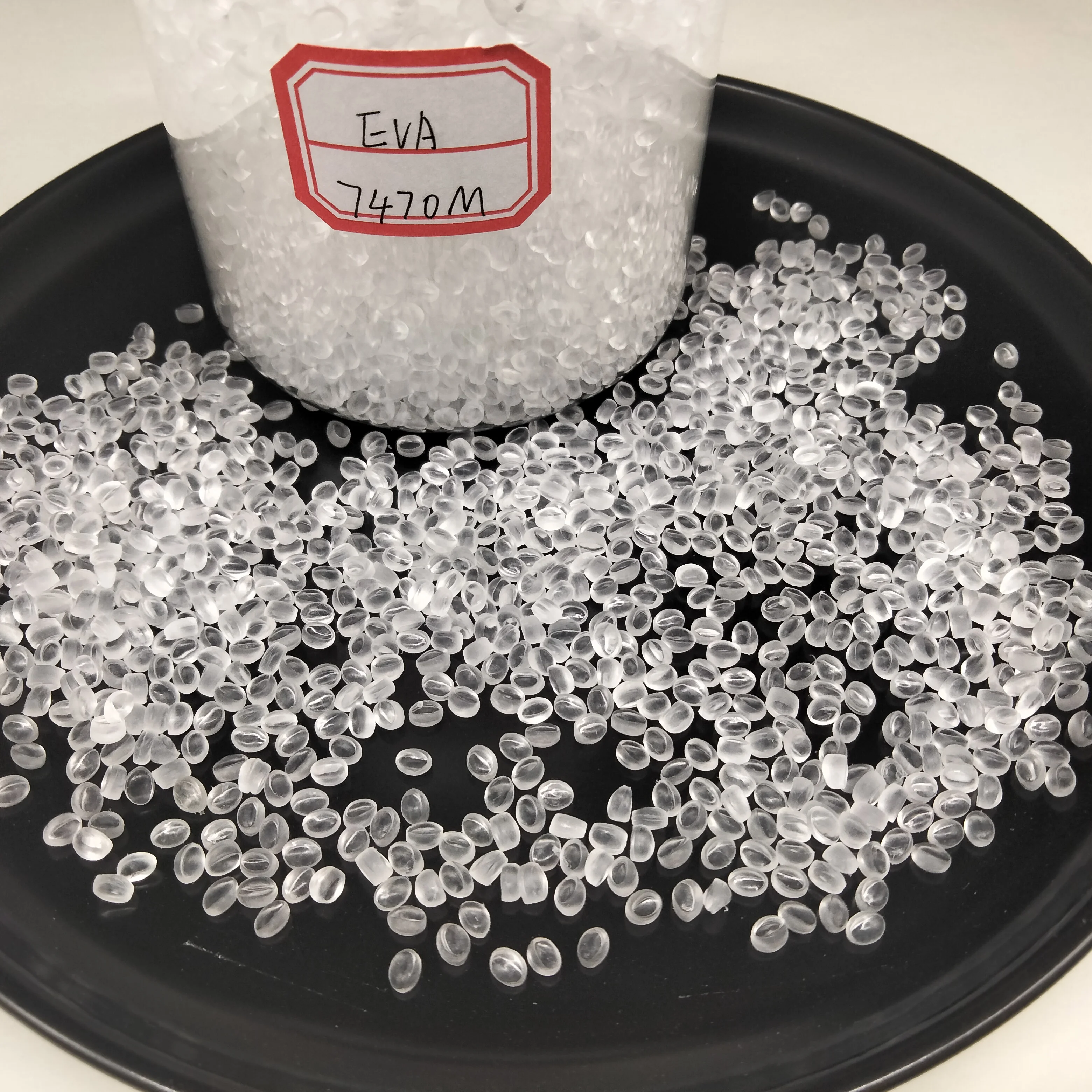 Fire retardant EVA Chemicals EVA 7470M high strength valve parts copolymer pellets used for footwear or photovoltaic materials