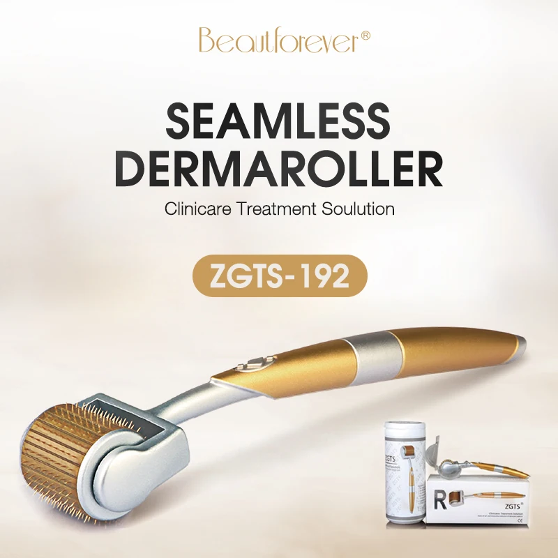 Professional Titanium Micro Needle Derma Roller Acne Scars Freckle Skin Cooling Ice Roller Meso Needle Roller