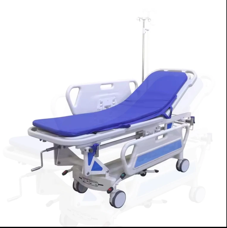 Factory Wholesale Medical Transport Stretcher Transfer Trolley Hospital Bed For Emergency