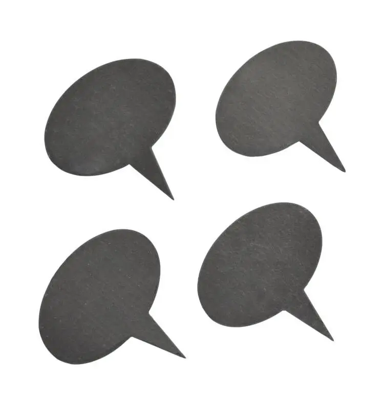 New high-end dining slate cheese marker ETIQUETA DE QUESO DE ROCA PIZARRA